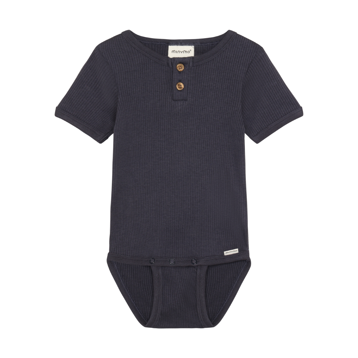 Ribbed Short Sleeve Body Suit