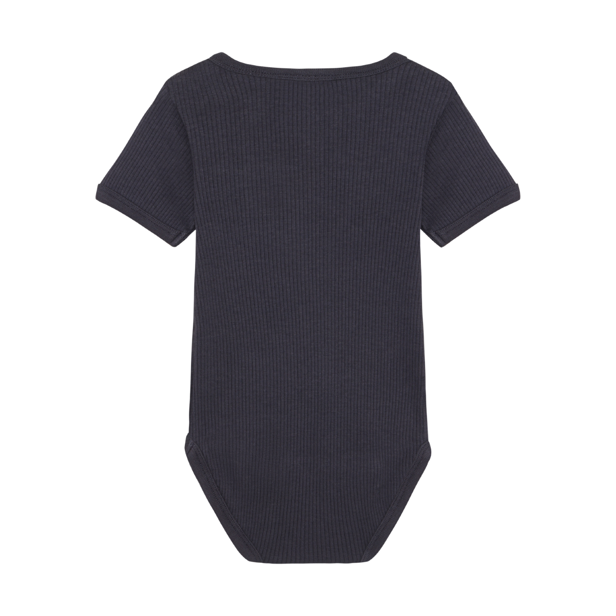 Ribbed Short Sleeve Body Suit