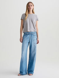 Adria Off-Duty Denim Sweatpant