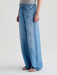 Adria Off-Duty Denim Sweatpant