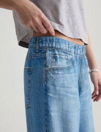 Adria Off-Duty Denim Sweatpant