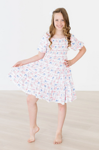 Smocked Ruffle Dress