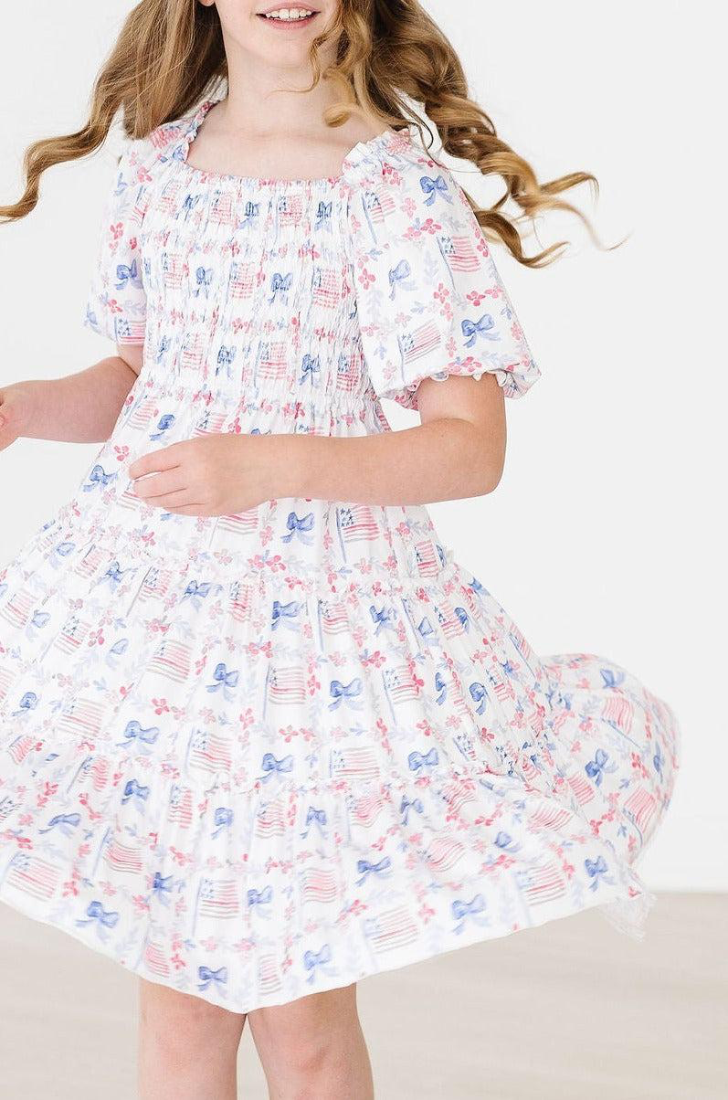 Smocked Ruffle Dress