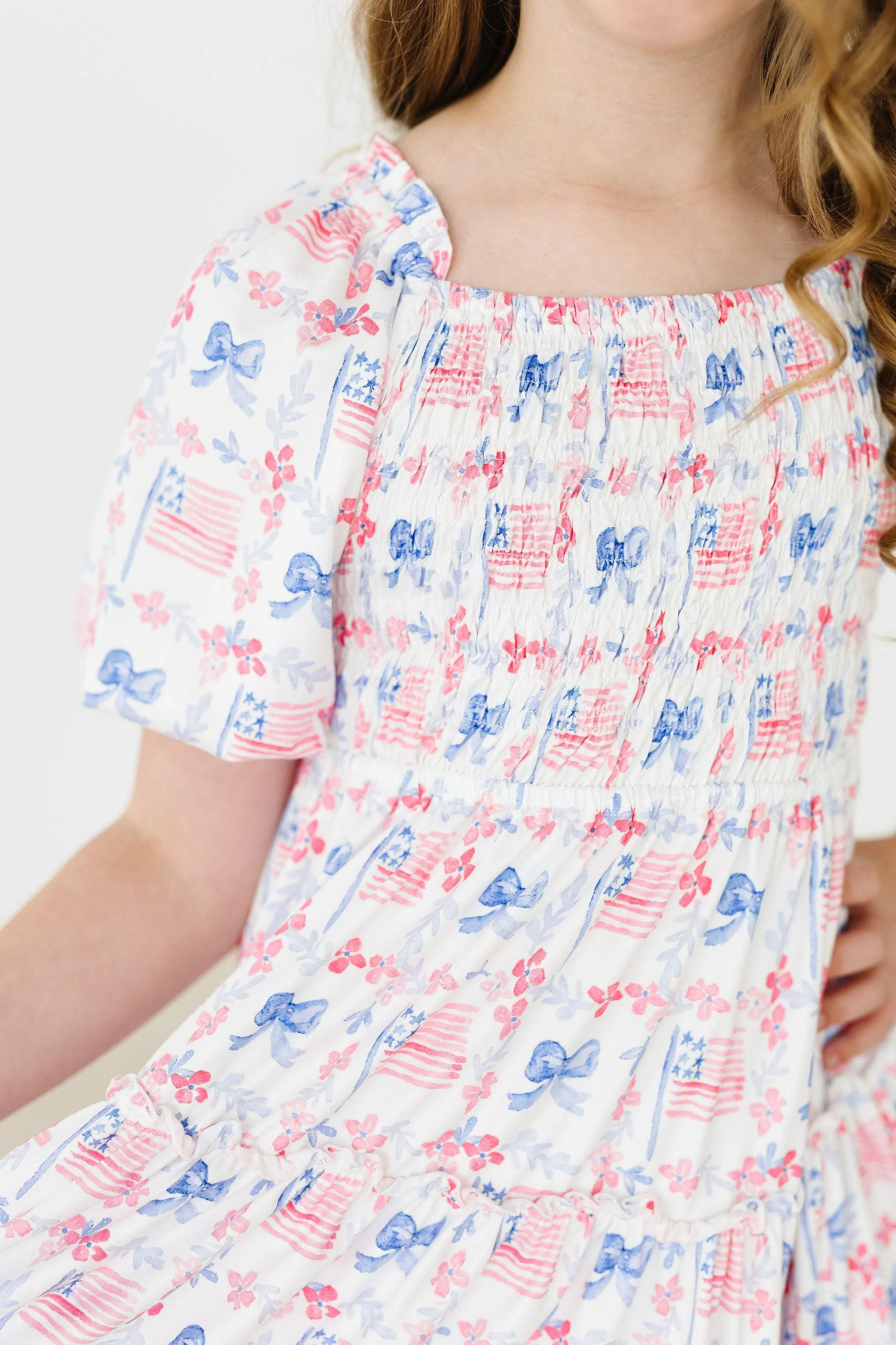 Smocked Ruffle Dress