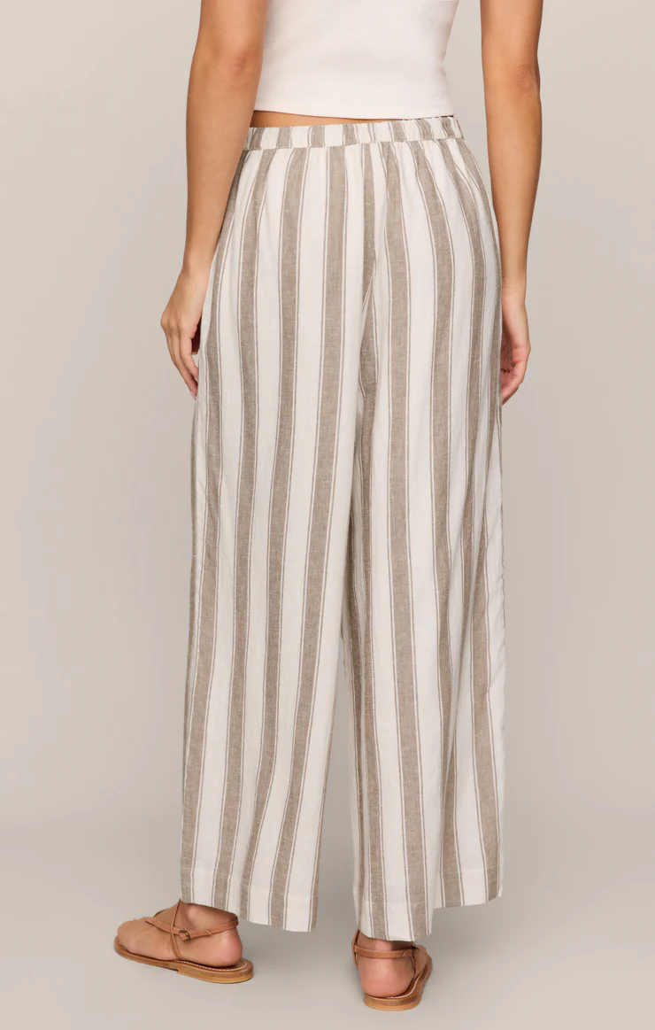 The Perfect Linen Striped Pant