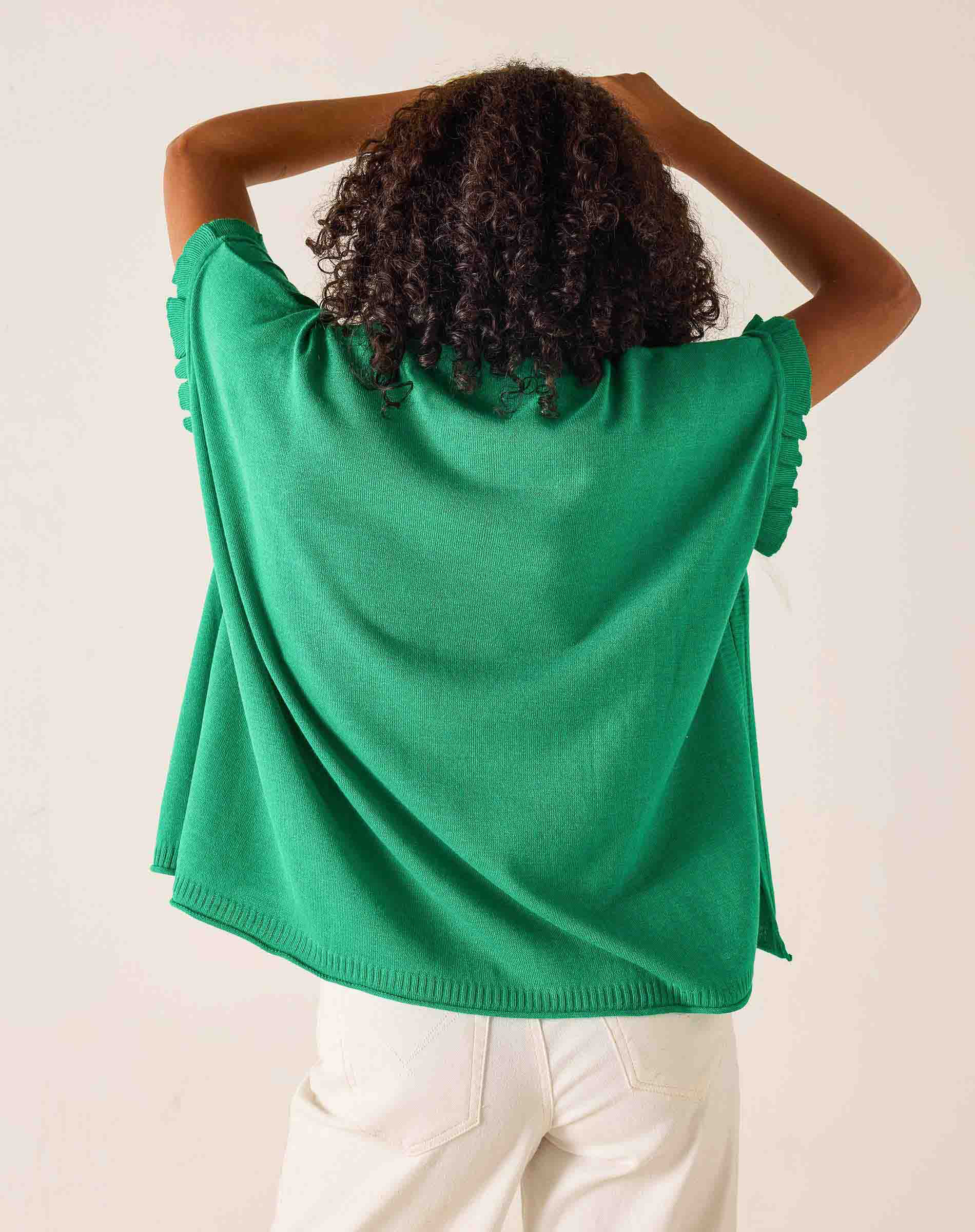 Catalina Short Sleeve Ruffle Tee