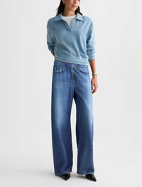 Adria Off-Duty Denim Sweatpant