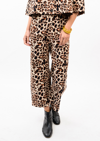 Leopard Barrel Pant
