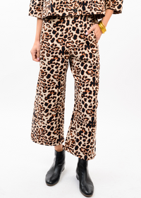 Leopard Barrel Pant
