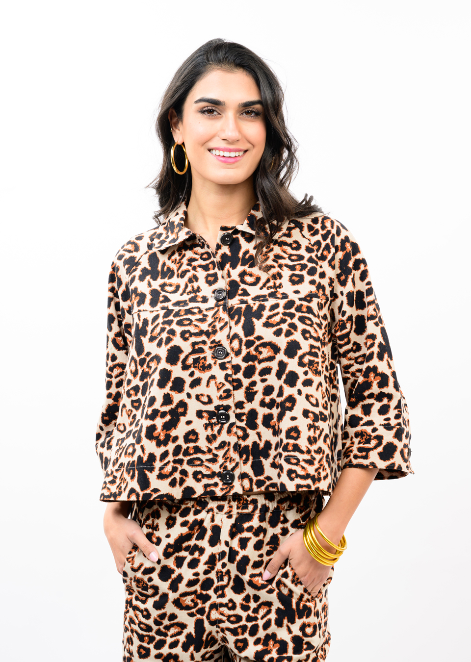 Leopard Swing Jacket