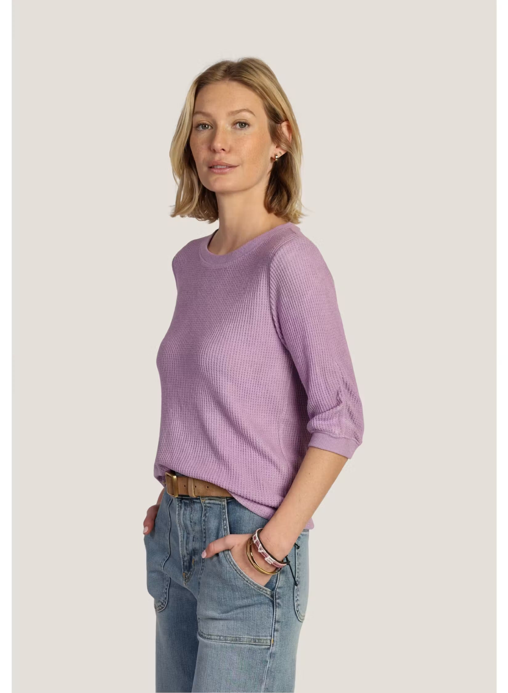Elbow Sleeve Crew