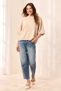 Drop Shoulder Crew Neck
