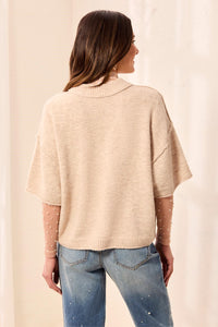 Drop Shoulder Crew Neck