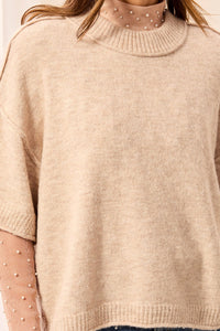 Drop Shoulder Crew Neck