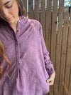 Eyelet Popover Shirt