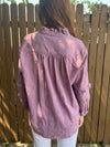 Eyelet Popover Shirt