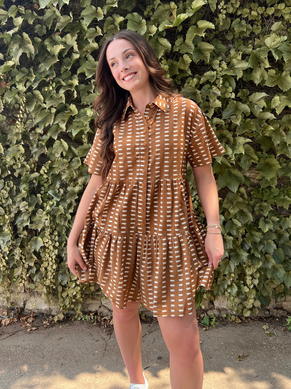 Coffee Print Romper