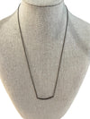 Curved Bar Short Necklace