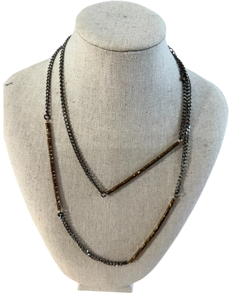 Bree Small Link Long Necklace