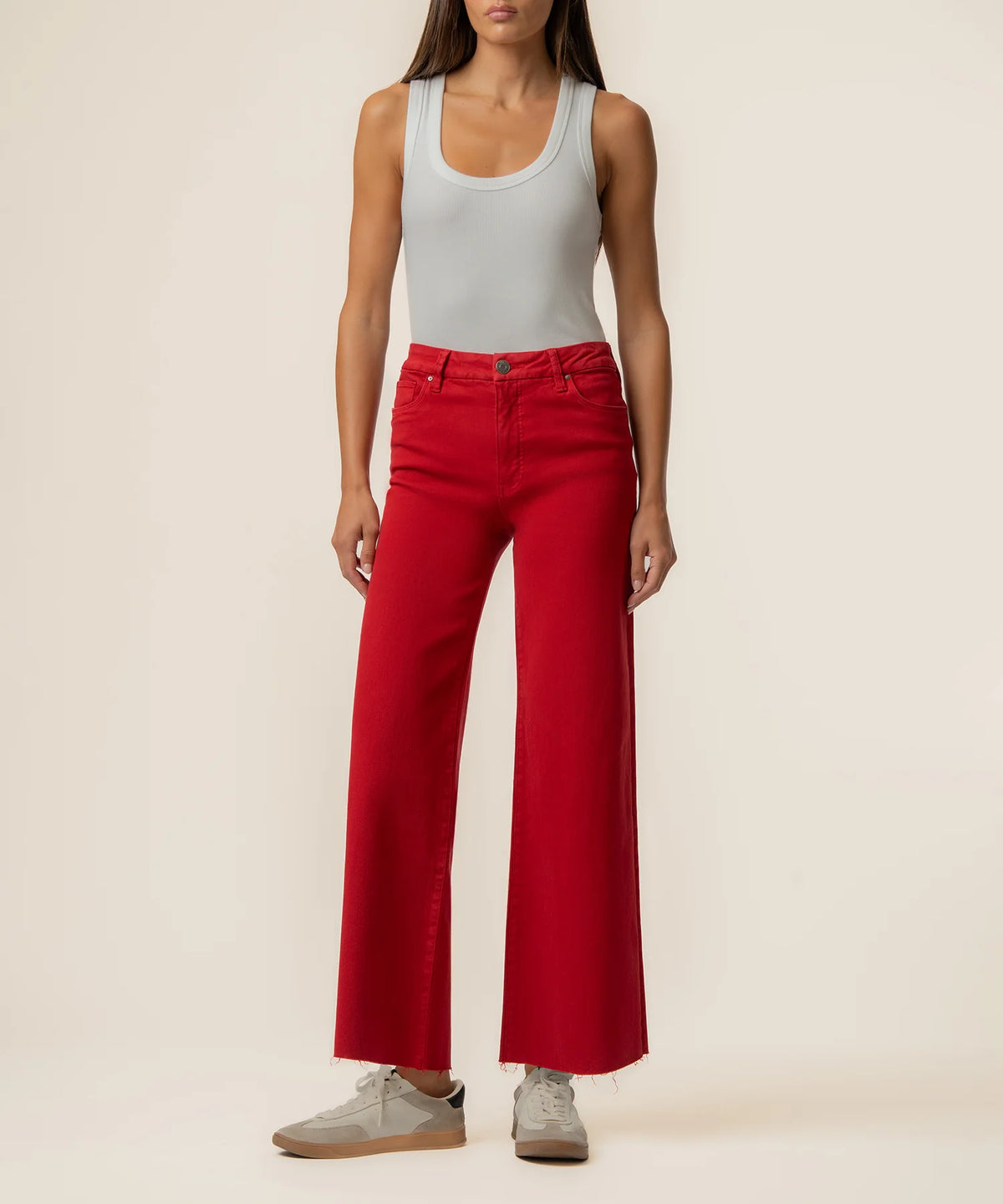 Meg High Rise Fab Ab Wide Leg Jean