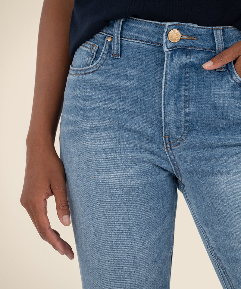 Kelsey High Rise Ankle Flare Jeans