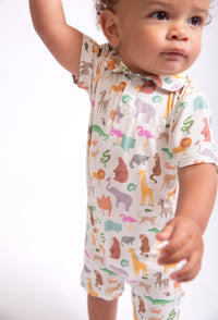Short Sleeve Polo Romper