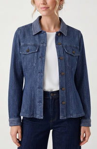 Fit and Flare Trucker Jacket