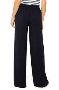 Pull-On Wide Leg Trouser