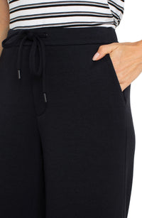 Pull-On Wide Leg Trouser