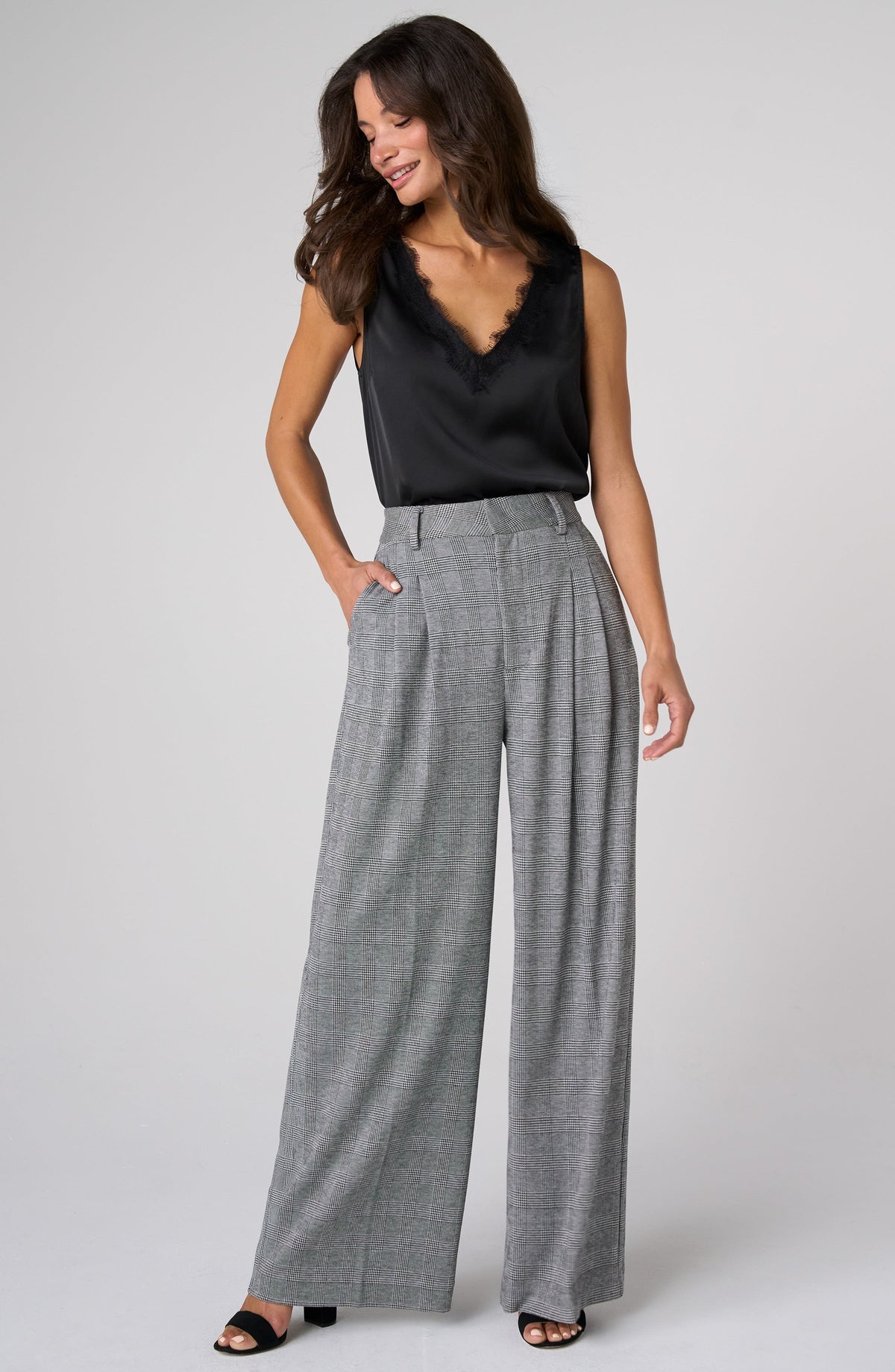 Brooke High Rise Wide Leg Trouser