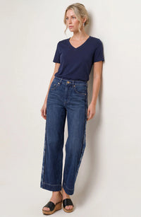 Stride Wide Leg With Jacquard Blocking