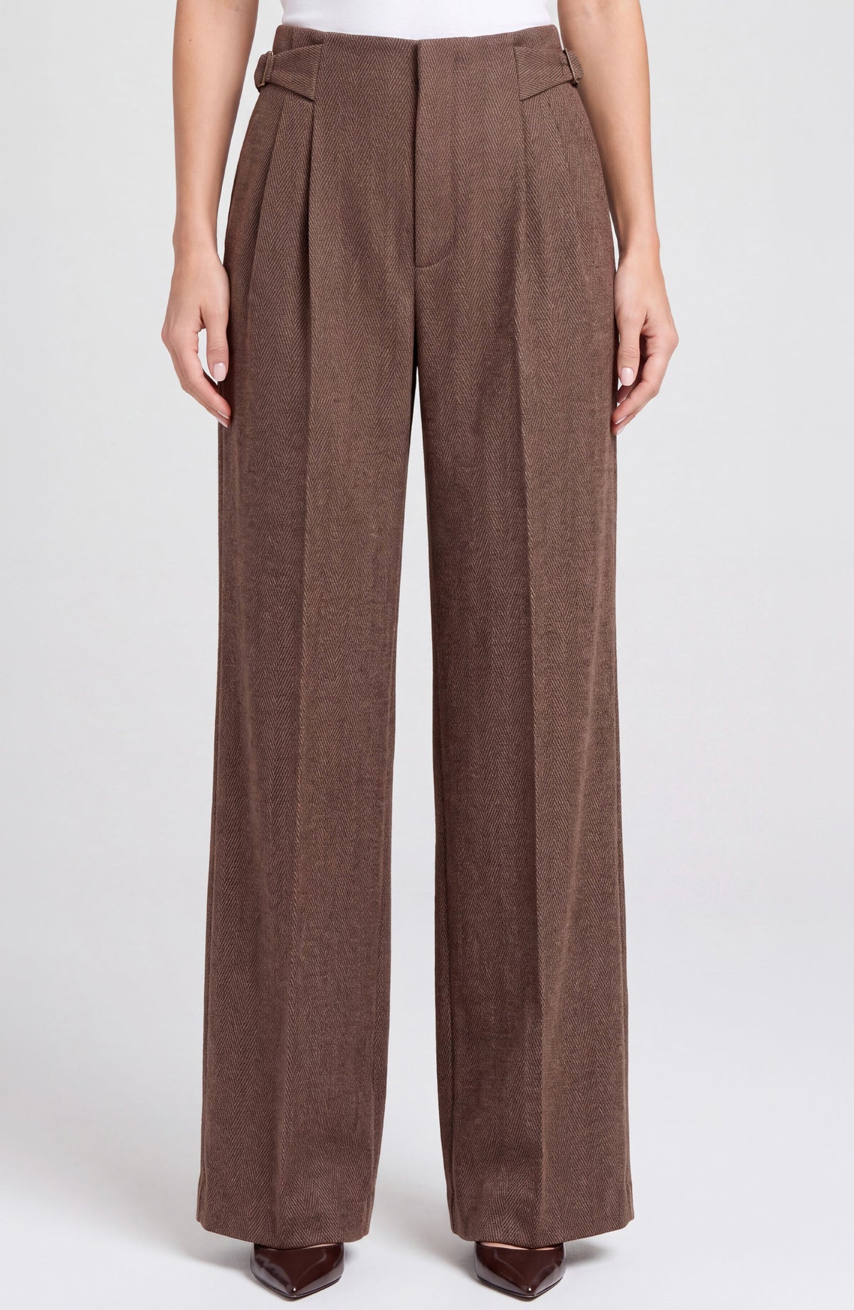 High Rise Pleated Trouser