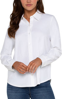 Long Sleeve Button Front Shirt