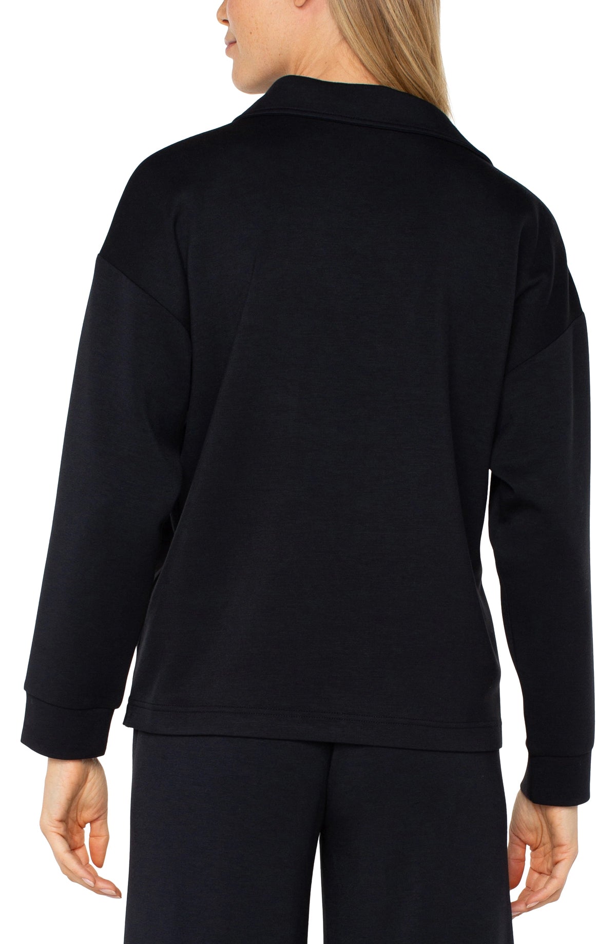 V-Neck Popover With Collar