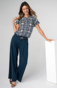 Flutter Sleeve Button Top
