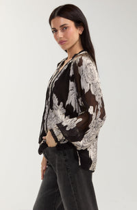 Long Sleeve Woven Top