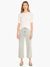 Perfect Knit Rib Elbow Sleeve Boatneck Tee