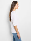 Crinkle Knit Cafe Top