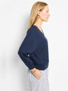 Easy V-Neck Pure Cotton Sweater