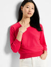 Easy V-Neck Pure Cotton Sweater