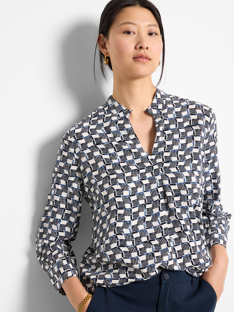 Basketweave Ecovero Shirt