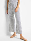 28" Pinstripe Gauze Wide Leg Pant