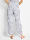 28" Pinstripe Gauze Wide Leg Pant