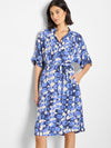 Shibori Stone Belted Dress