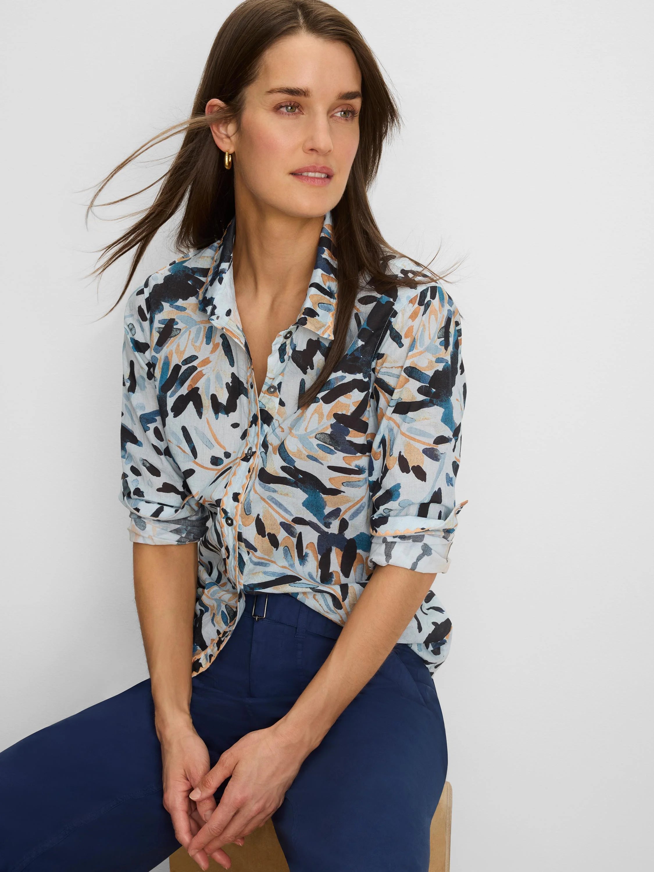Garden Shade Crinkle Shirt