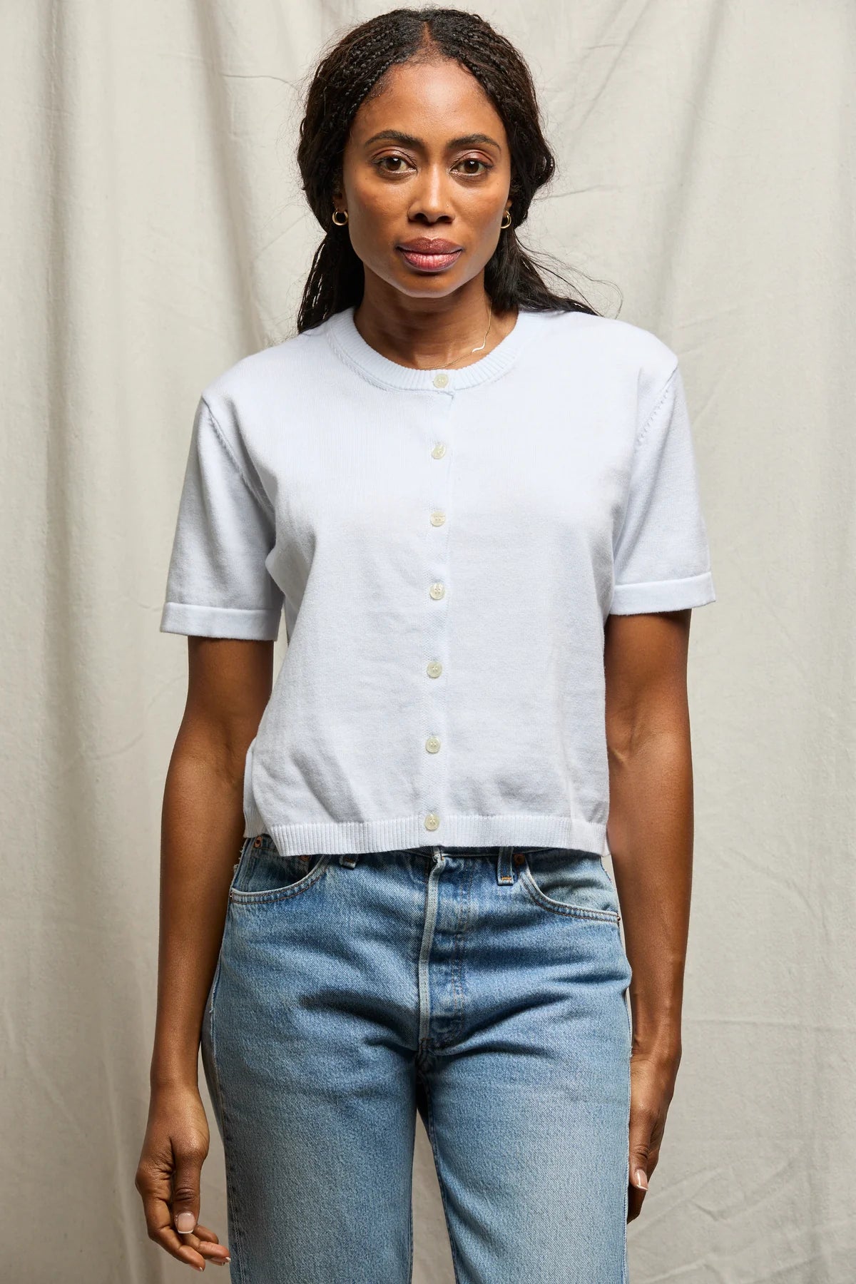 Maude Crewneck Cardigan