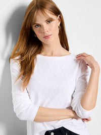 Long Sleeve Modern Boat Tee