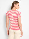 NZT Short Sleeve Scoop Neck Striped Tee