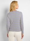 Striped Snap Front Cardigan