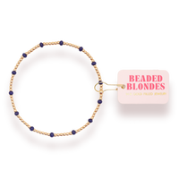 Navy Dainty Poppi Bracelet